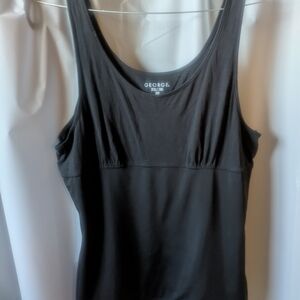 George Women's Black Tank Top